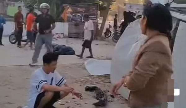 Beginilah penampakan di Sekitar lokasi kecelakaan di Jalan Hangtuah, Kulim, Tenayan Raya Pekanbaru.(ist)