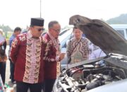 Ratusan Kendaraan Dinas Pemko Padang Panjang Jalani Pemeriksaan Kelayakan