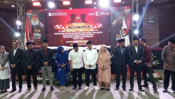 Ramlan-Ibnu Resmi Ditetapkan sebagai Wako dan Wawako Terpilih Pilwako 2024
