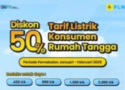 PLN Umumkan Diskon Tarif Listrik 50% untuk Pelanggan Rumah Tangga hingga Februari 2025