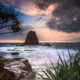 Keindahan sunset di Pantai Papuma [Foto:Wikipedia]