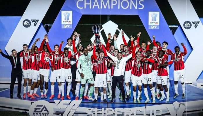 Dramatis, Tammy Abraham Bawa AC Milan Juara Piala Super Italia