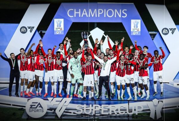 AC Milan juara Piala Super Italia 2024/2025. (Foto: Instagram @AC Milan)
