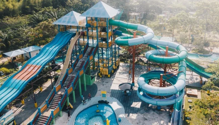 Labersa Water Park Riau Fantasi Destinasi Wisata Air Seru di Kampar