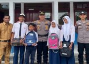 Polsek LBJ Sosialisasikan Bahaya Narkoba dan Berikan Bantuan kepada Siswa di SMPN 1