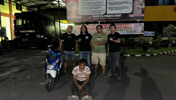 Gelapkan Motor Teman, Rivo Ditangkap Polisi di Padang Selatan