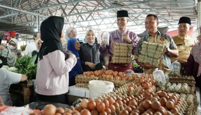 Satgas Pangan Polda Riau Sidak Pasar, Harga Sejumlah Bahan Pokok Naik