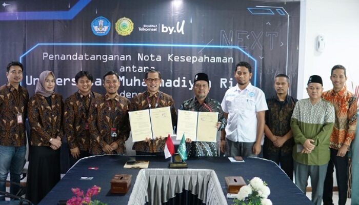 Telkomsel dan Universitas Muhammadiyah Riau Jalin Kerja Sama untuk Kembangkan Talenta Digital