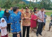Tinjau Proyek Tebing Penahan dan Pengendalian Banjir, Begini Kata Bupati Hendrajoni