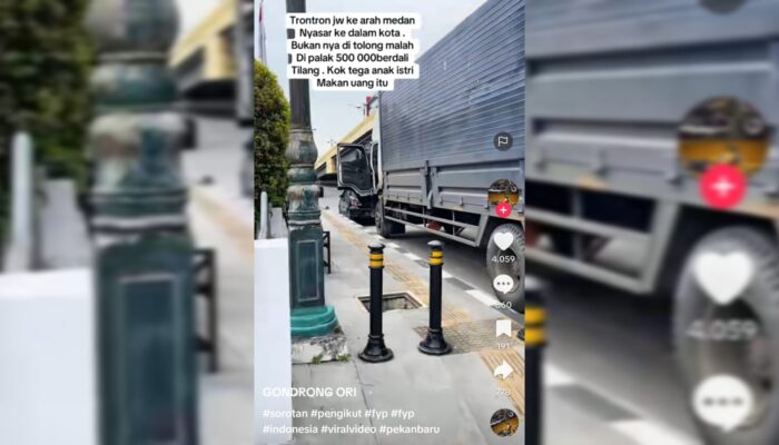 Viral Supir Truk Ngaku Dipalak Polisi di Pekanbaru, Ini Penjelasan Kasat Lantas