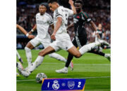 Kalah lagi dari Arsenal, Mimpi Juara Liga Champions Real Madrid Terhenti