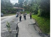 Jalan Lintas Sumbar-Riau di KM 163 Terban, Lalu Lintas Dialihkan Bergantian