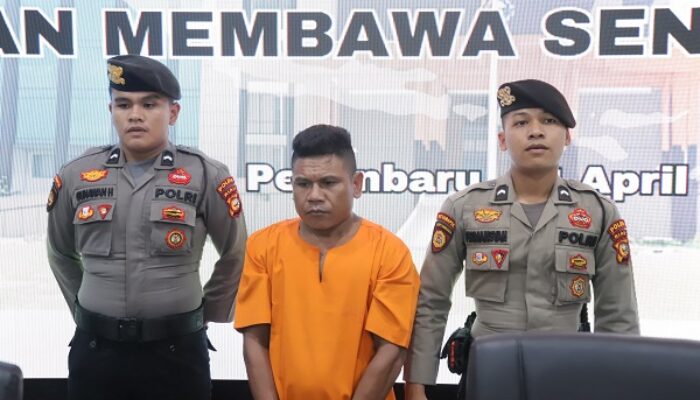 Viral Todong Pengendara dengan Pisau di Pekanbaru, Kini Jon Harus Dibui
