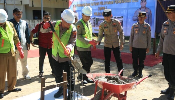 Kapolda Sumbar Letakkan Batu Pertama Pembangunan Gedung Gizi Polda