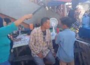 Penertiban PKL di Pasar Bandar Buat Ricuh, Pedagang Acungkan Golok ke Petugas