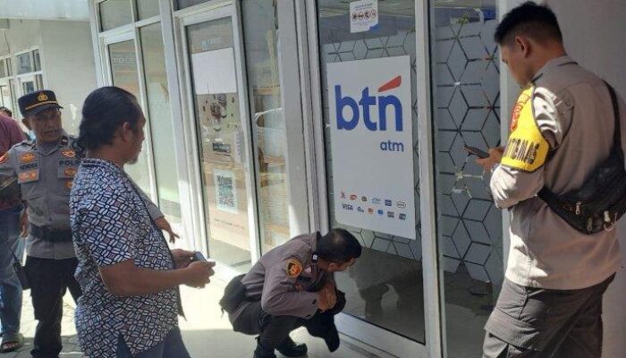 ATM BTN di Gunung Pangilun Rusak Akibat Percobaan Pembobolan