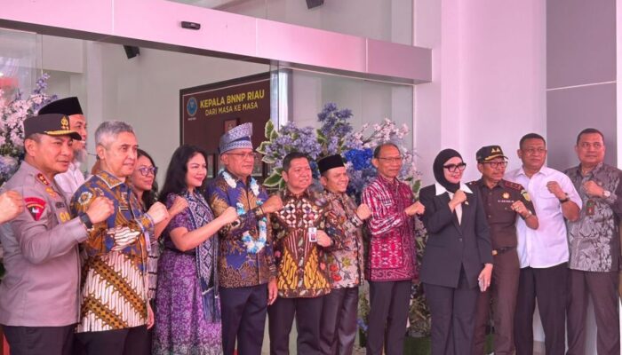 Gedung Baru BNN Riau Diresmikan, Simbol Perang dan Pelayanan Melawan Narkoba