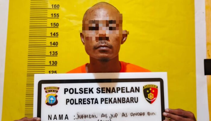 Tusuk Polisi, Residivis Sadis Berpisau Lengkung Diringkus di Pekanbaru
