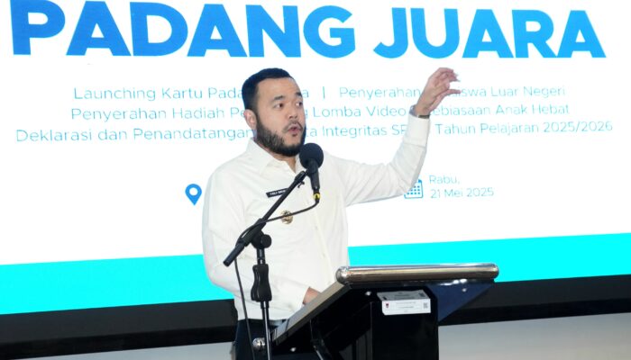 Kartu Padang Juara Resmi Diluncurkan, 17 Ribu Siswa Terima Bantuan Pendidikan