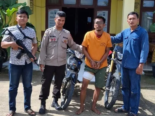 Curi Motor Pakai Kunci Asli, Pria di Riau Ditembak Usai Kejar-kejaran. (Ist)