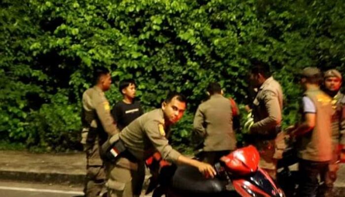 Satpol PP Padang Amankan Tiga Motor dari Aksi Balap Liar di Air Pacah