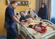 Jenguk Wakapolres Kuansing Usai Jadi Korban Balap Liar, Begini Kata Kapolda Riau