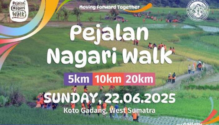 Pejalan Nagari Walk #2 Segera Hadir di 4 Nagari Agam, Catat Jadwalnya!