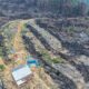 Inilah lahan yang terbakar di Rokan Hulu.(ist)
