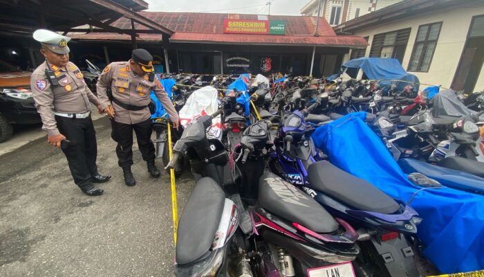 Hampir 100 Motor Balap Liar Disita, Polres Payakumbuh Tindak Tegas Pelanggar Jalanan