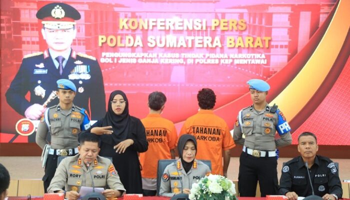 Polda Sumbar Bongkar Jaringan Narkoba WNA Brazil, Paket Ganja Diselipkan dalam Kotak Kurma