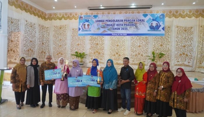 TP-PKK Kuranji Sabet Juara I Lomba Pangan Lokal Berkat Bekal Sehat untuk Cegah Obesitas