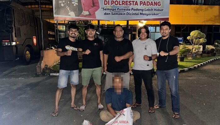 Tiga Bulan Buron, Pelaku Pembobolan Gudang Bengkel di Padang Akhirnya Diciduk