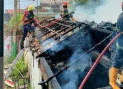 Api Hanguskan Gudang Kayu di Padang, Tidak Ada Korban Jiwa