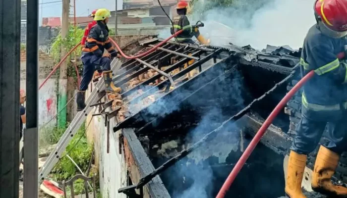 Api Hanguskan Gudang Kayu di Padang, Tidak Ada Korban Jiwa