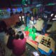Petugas mengamankan sejumlah perempuan muda saat razia di sebuah kedai tuak remang-remang di Jorong Piladang, Sabtu (7/6/2025) malam. (Ist)