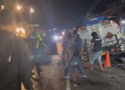 Kecelakaan Beruntun di Tanah Datar, Tujuh Kendaraan Dihantam Tangki Pertamina