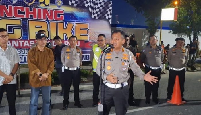 Tekan Balap Liar, Polda Riau Sediakan Lintasan Drag Bike Resmi