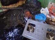 Kompor Meledak, Satu Rumah Kontrakan Terbakar di Koto Tangah