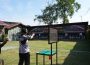 Hari Bhayangkara ke-79, Polda Riau Perkuat Soliditas Lewat Lomba Menembak