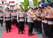 Danpas Brimob I Kunjungi Mako Brimob Polda Riau, Ini Pesan Tegasnya