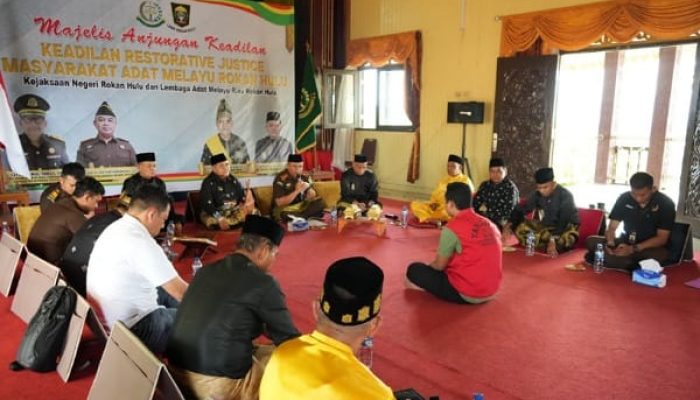 RJ Disetujui Kejagung, Pengguna Sabu di Rohul Direhabilitasi Tiga Bulan