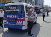 Tim Penling Ditlantas Polda Riau Sasar Pasar Pagi, Ajak Warga dan Pedagang Tertib Berlalu Lintas