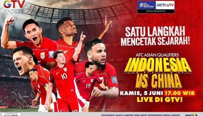 Link Nonton Live Streaming Indonesia vs China Kualifikasi Piala Dunia 2026