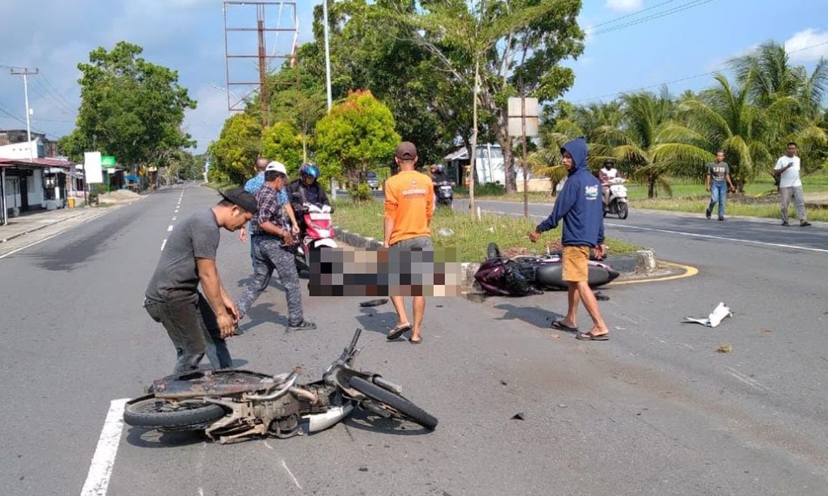 Pelaku jambret ditangkap warga usai kejar-kejaran di kawasan Bypass Pariaman, Minggu (15/6/2025). (Ist)