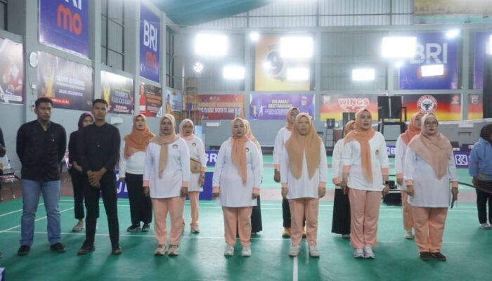 Meriahkan HJK Padang, DWP Gelar Turnamen Bulutangkis Lintas Organisasi
