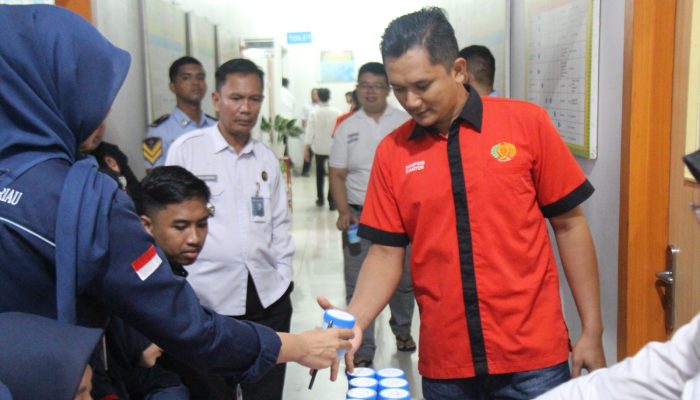 Lapas Pekanbaru dan BNN Lakukan Tes Urin Massal, Ini Hasilnya