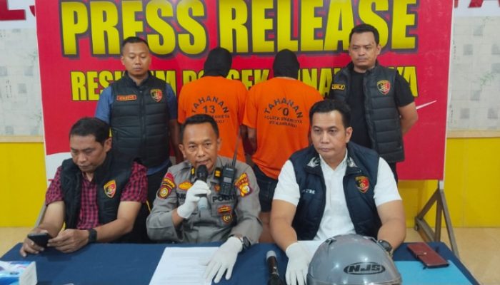 Dua Residivis Spesialis Curanmor di Pekanbaru Diringkus Polisi, Satu orang DPO