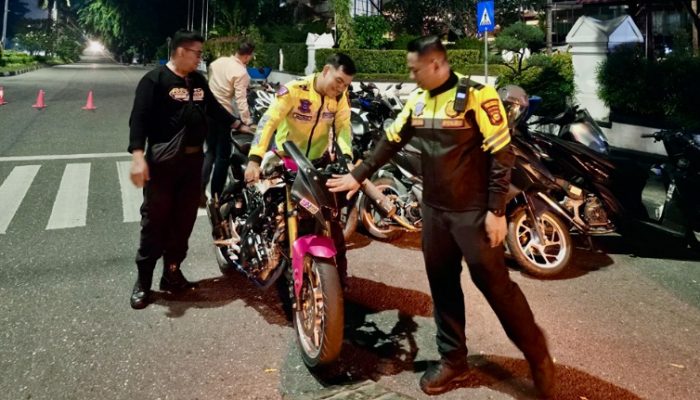 Dua Hari Blue Light, Satlantas Pekanbaru Amankan 79 kendaraan Tidak Penuhi Standar