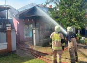 Kebakaran di Perumahan Kartama Bumi Indah Pekanbaru , Satu Rumah Ludes Terbakar