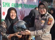 Tertib Sejak Dini, Satlantas Pekanbaru Sasar Pelajar dalam Sosialisasi Operasi Patuh 2025